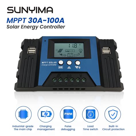 MPPT Chargers Solar Cable. . Sunyima 60a mppt solar charge controller manual